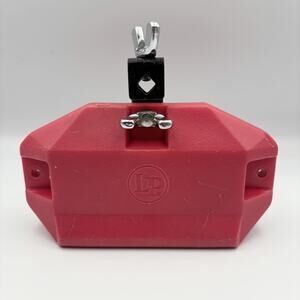 LP Latin Percussion LP1207 Red Jam Block Medium Pitch + LP338 Rim Mount Clamp